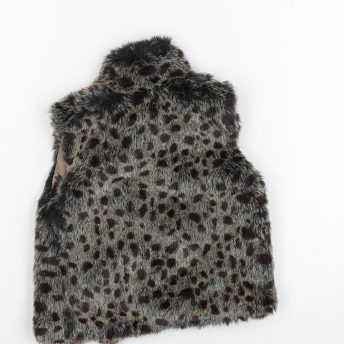 Young Dimension Girls Grey Animal Print  Jacket  Size 2-3 Years