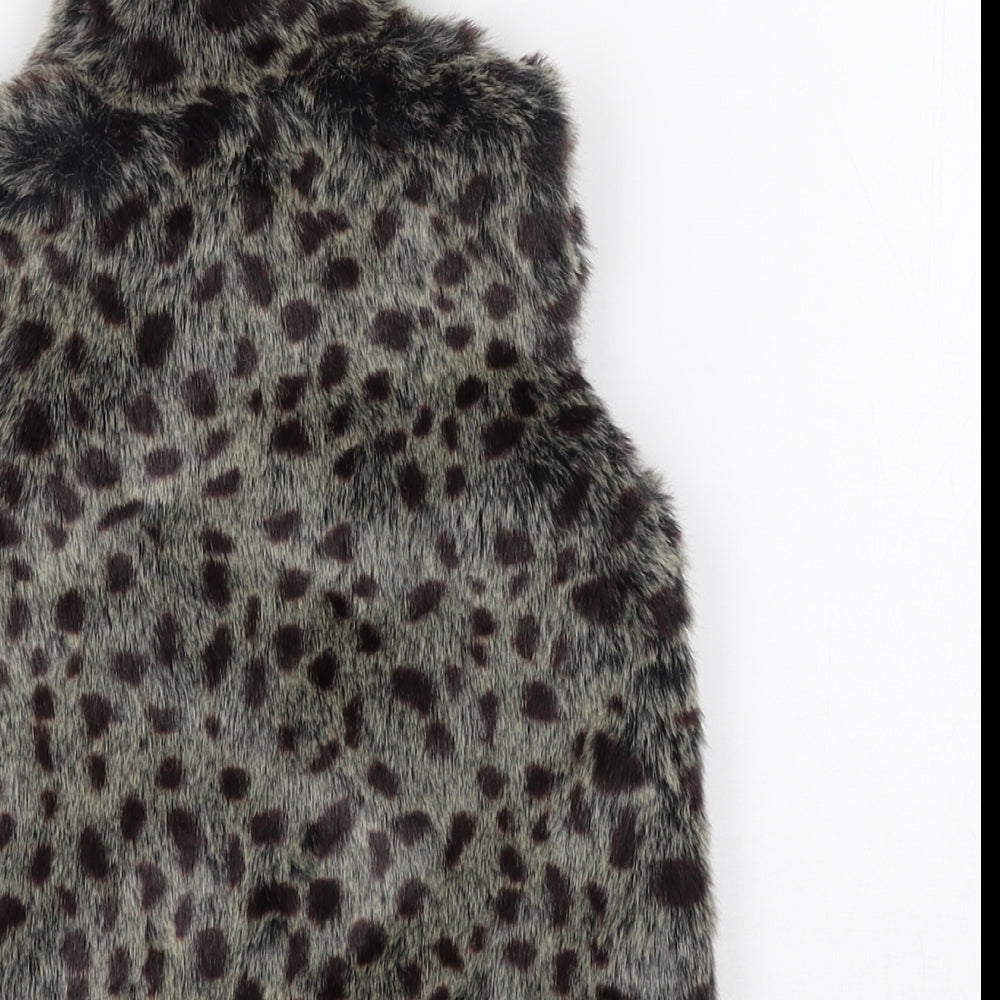 Young Dimension Girls Grey Animal Print  Jacket  Size 2-3 Years