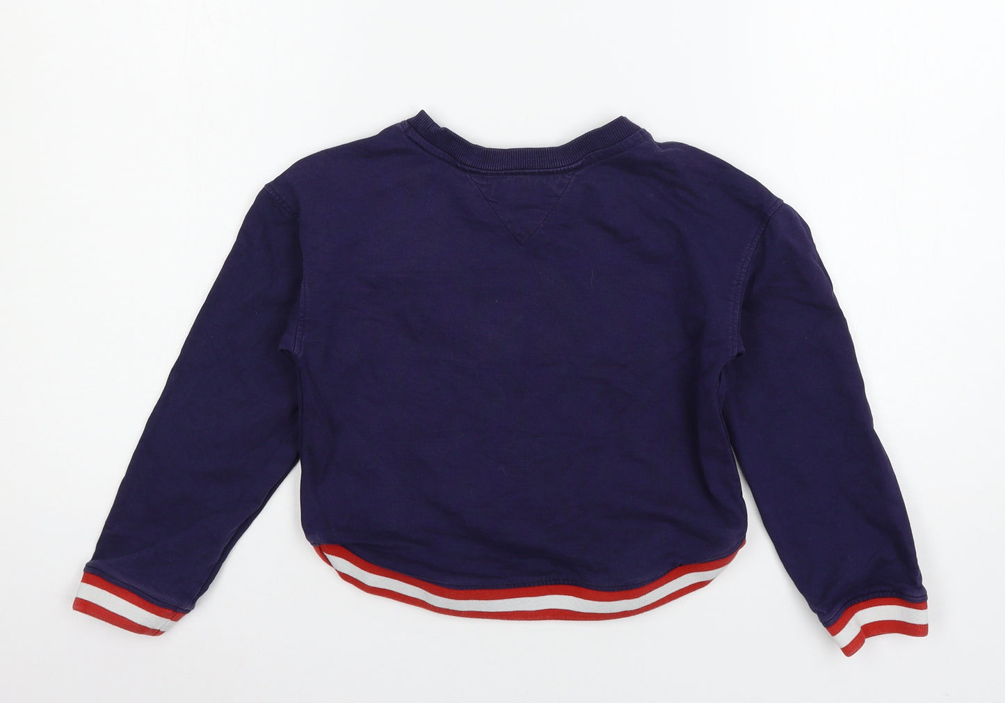 Tommy Hilfiger Boys Blue  Jersey Pullover Sweatshirt Size 6-7 Years
