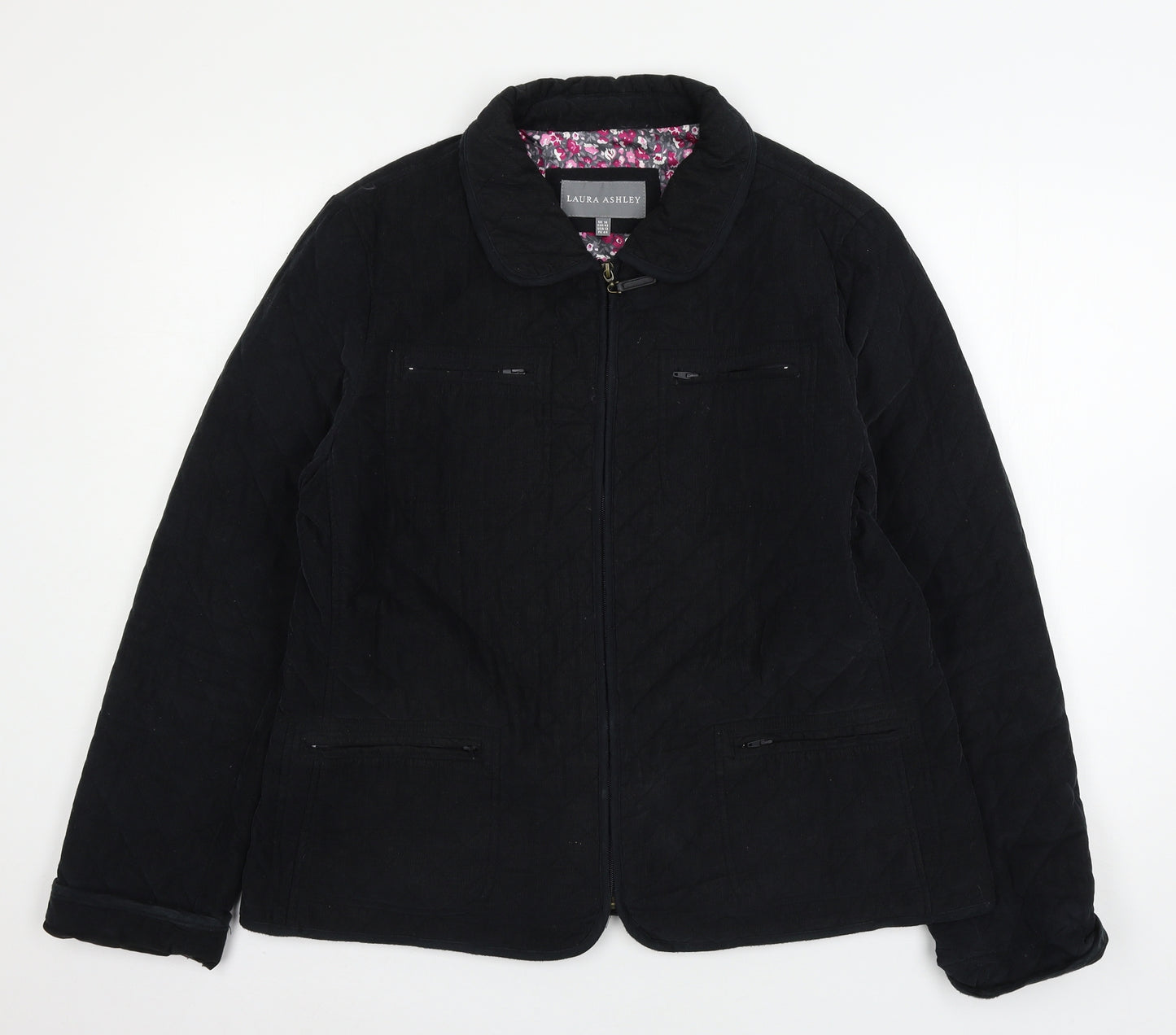 Laura Ashley Womens Black   Jacket  Size 16