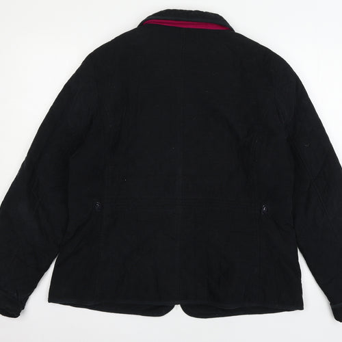 Laura Ashley Womens Black   Jacket  Size 16