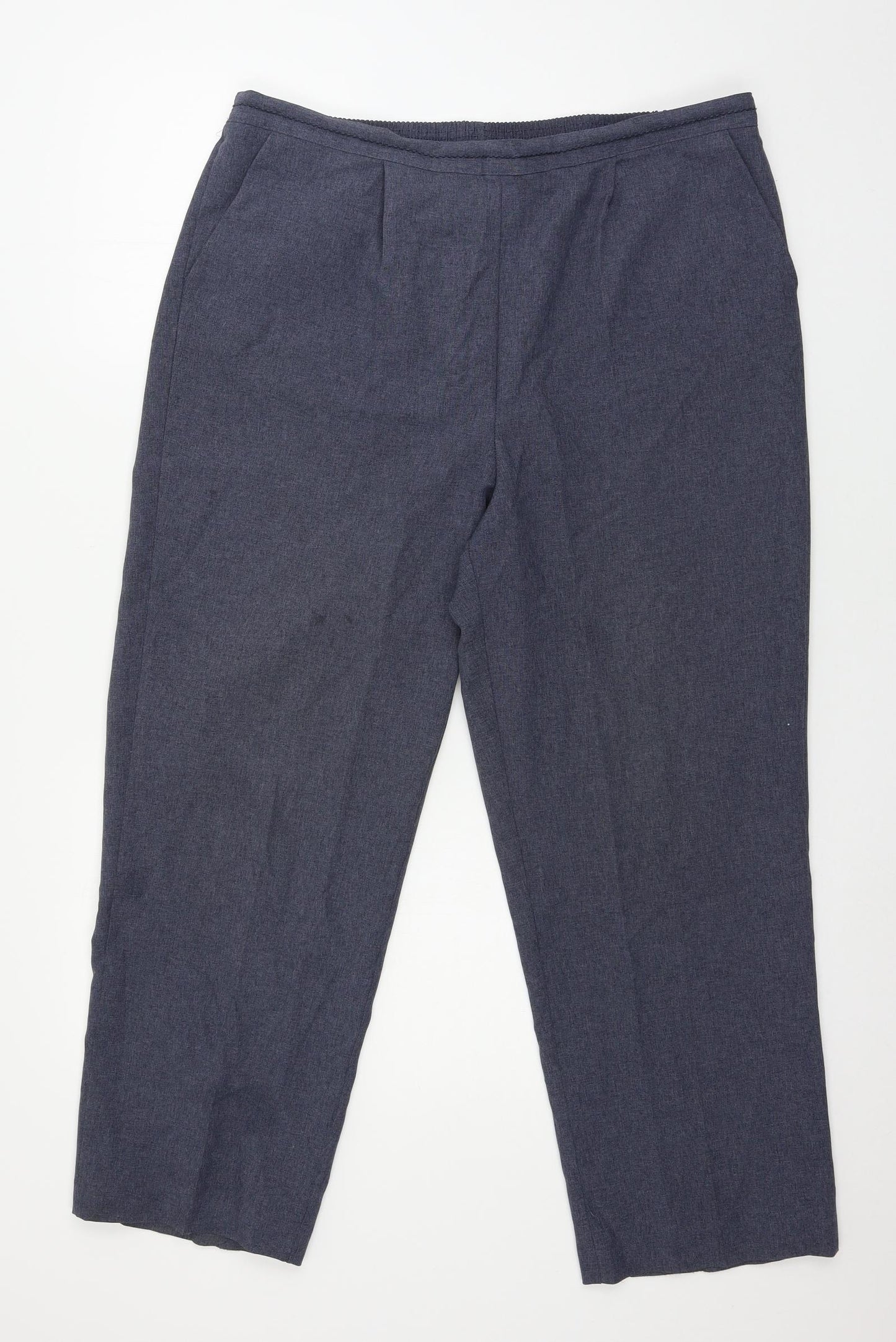 Bonmarché Womens Blue   Trousers  Size 16 L25 in