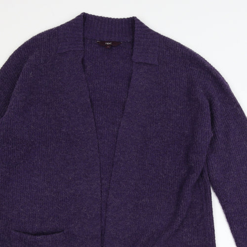 NEXT Womens Purple  Knit Cardigan Jumper Size M