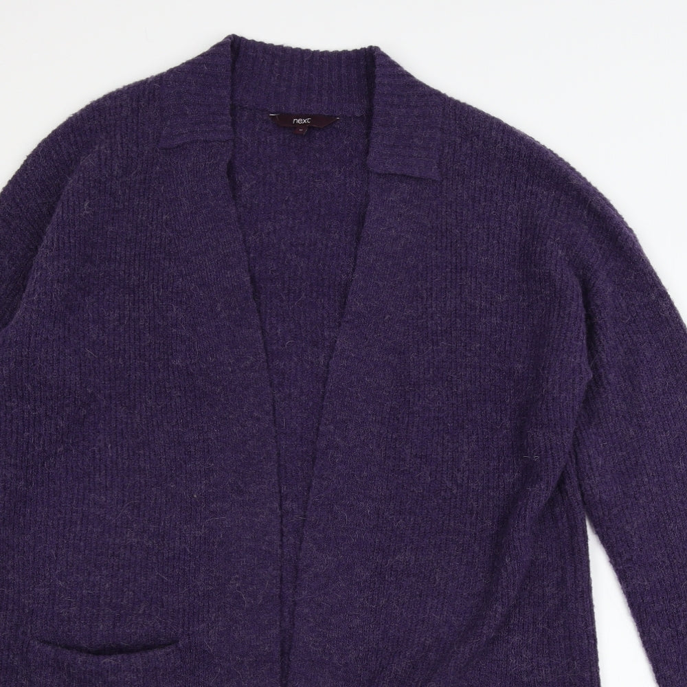 NEXT Womens Purple  Knit Cardigan Jumper Size M
