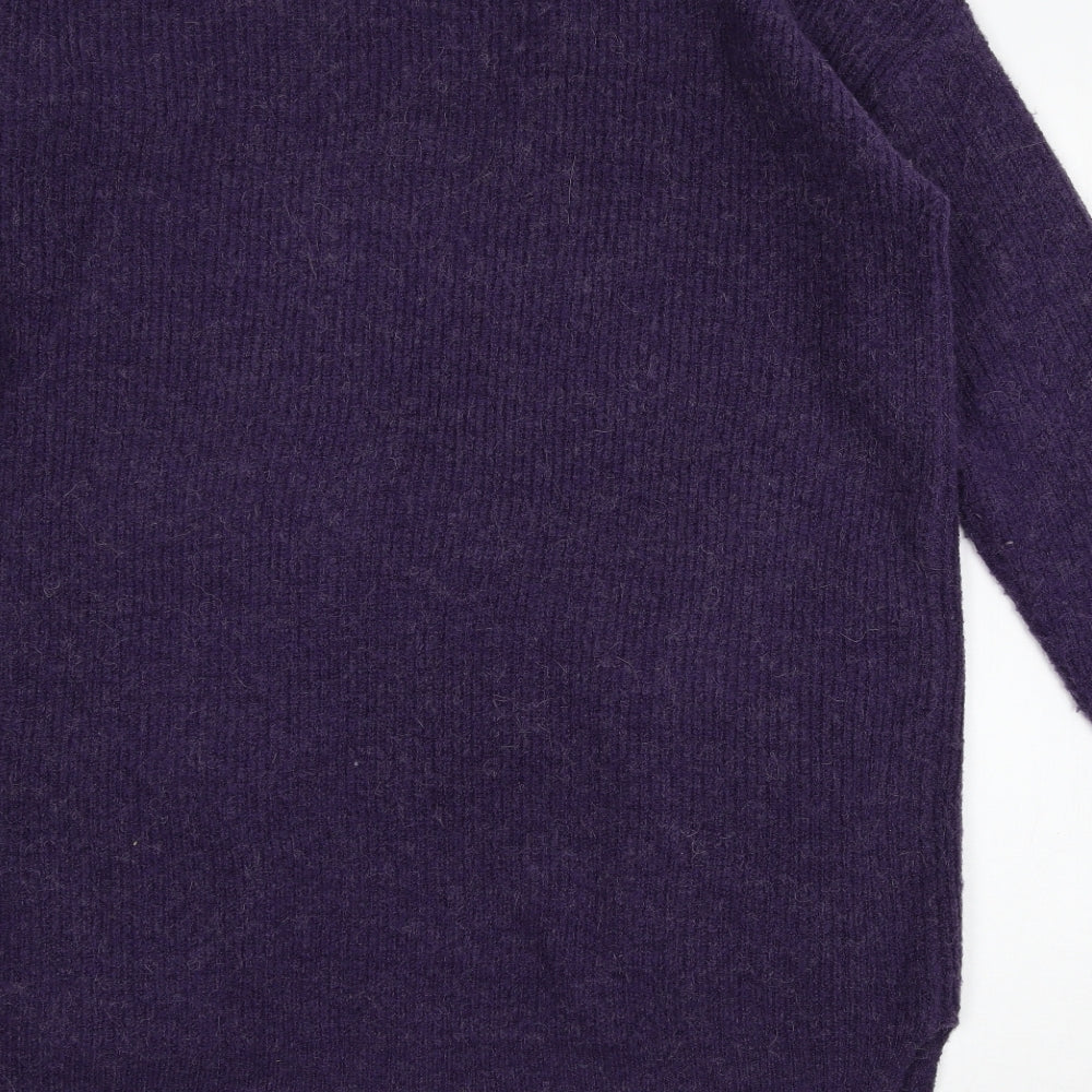 NEXT Womens Purple  Knit Cardigan Jumper Size M