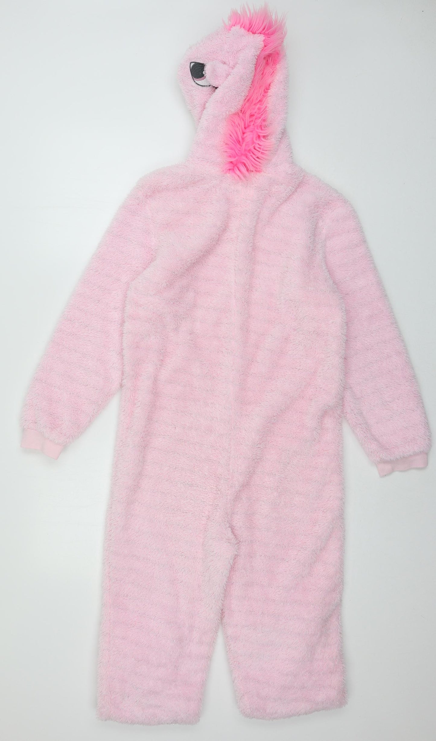 TU Girls Pink Geometric Microfibre Top One Piece Size 10-11 Years