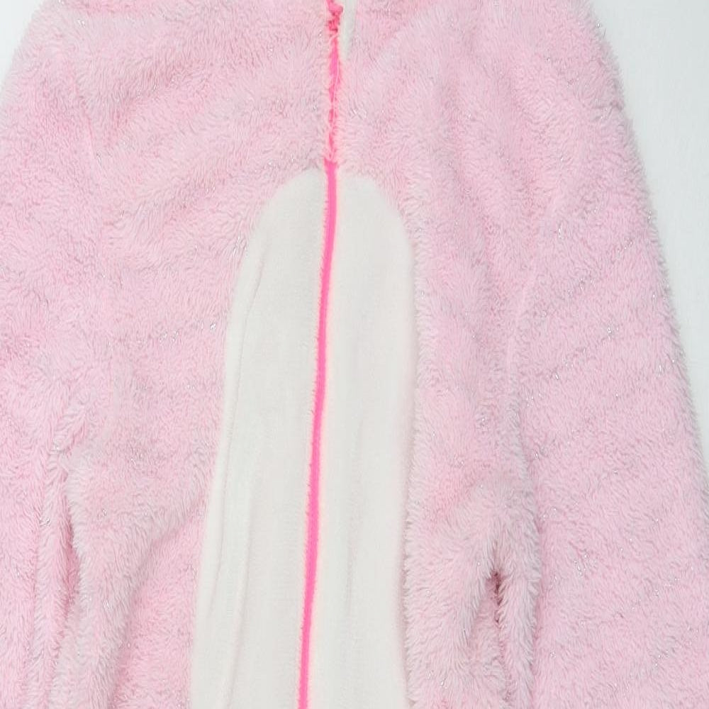 TU Girls Pink Geometric Microfibre Top One Piece Size 10-11 Years