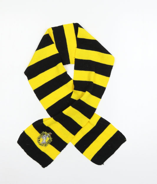 Preworn Girls Yellow Striped Knit Rectangle Scarf Scarves & Wraps One Size  - Hufflepuff Harry Potter