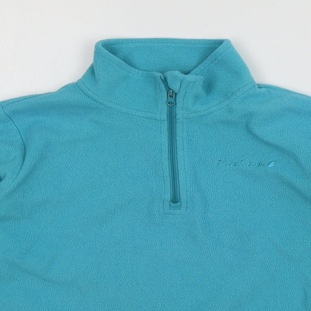 Peter Storm Boys Blue  Fleece Pullover Sweatshirt Size 9-10 Years
