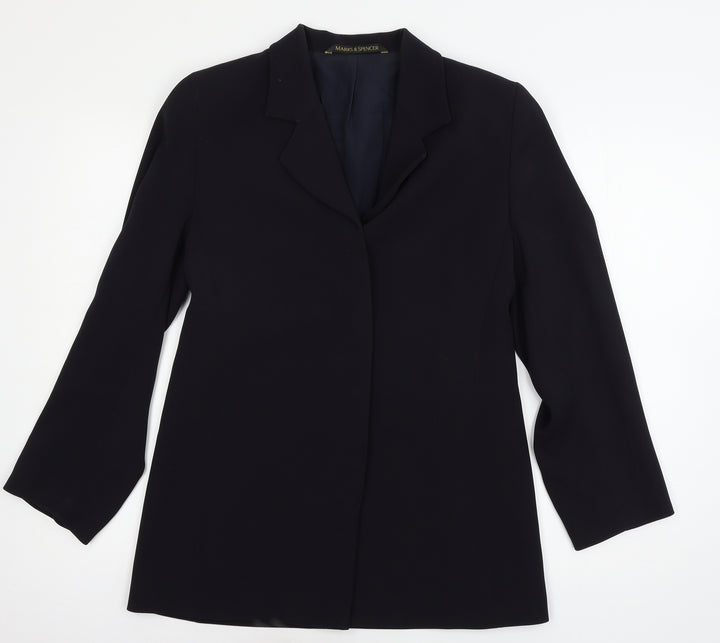 St Michael Womens Blue   Jacket Blazer Size 10