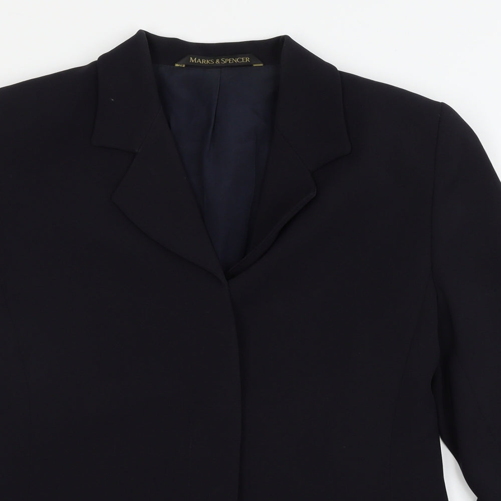 St Michael Womens Blue   Jacket Blazer Size 10