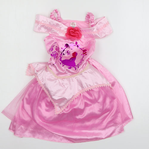 B&M Girls Pink   Fit & Flare  Size 3-4 Years  - princess fancy dress