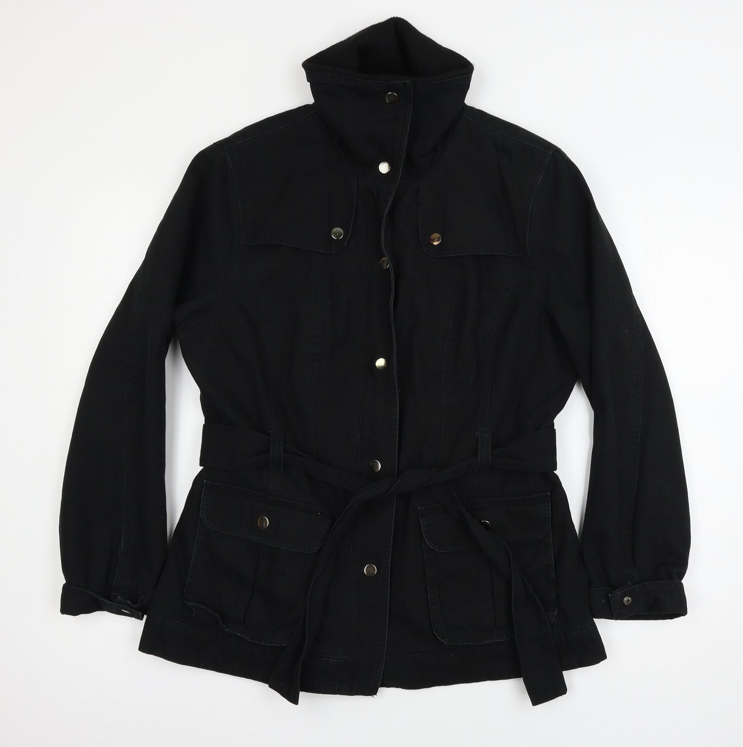 BHS Womens Black  Denim Jacket  Size 14