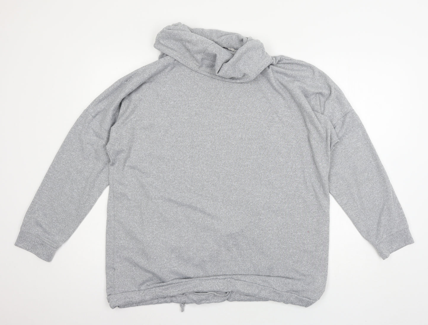 George Womens Grey  Jersey Pullover Sweatshirt Size 20