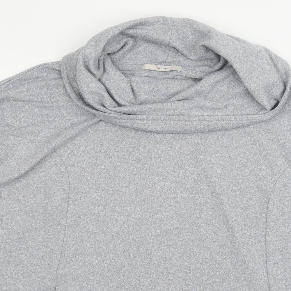 George Womens Grey  Jersey Pullover Sweatshirt Size 20