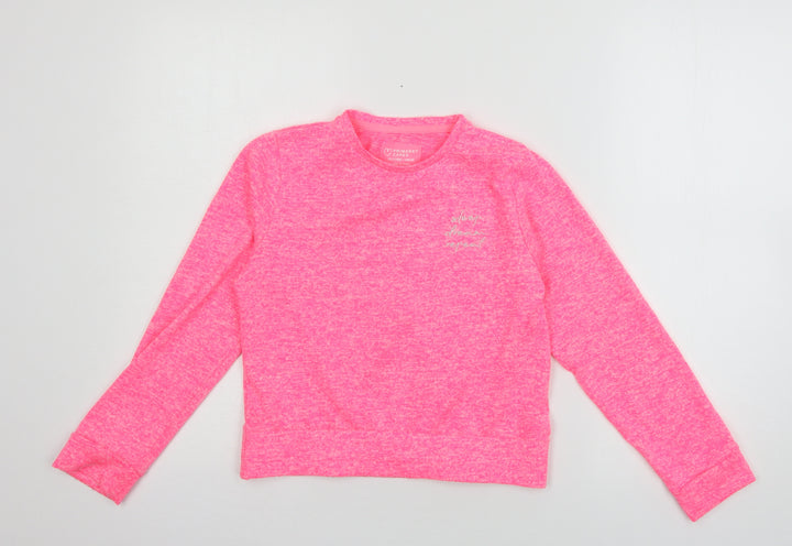 Primark Girls Pink  Jersey Pullover Sweatshirt Size 10-11 Years  - Sleep dream repeat