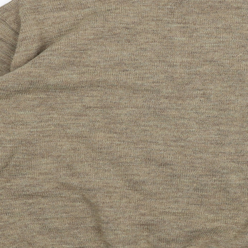 Peter Gribby Mens Brown  Knit Pullover Jumper Size L  - Fox