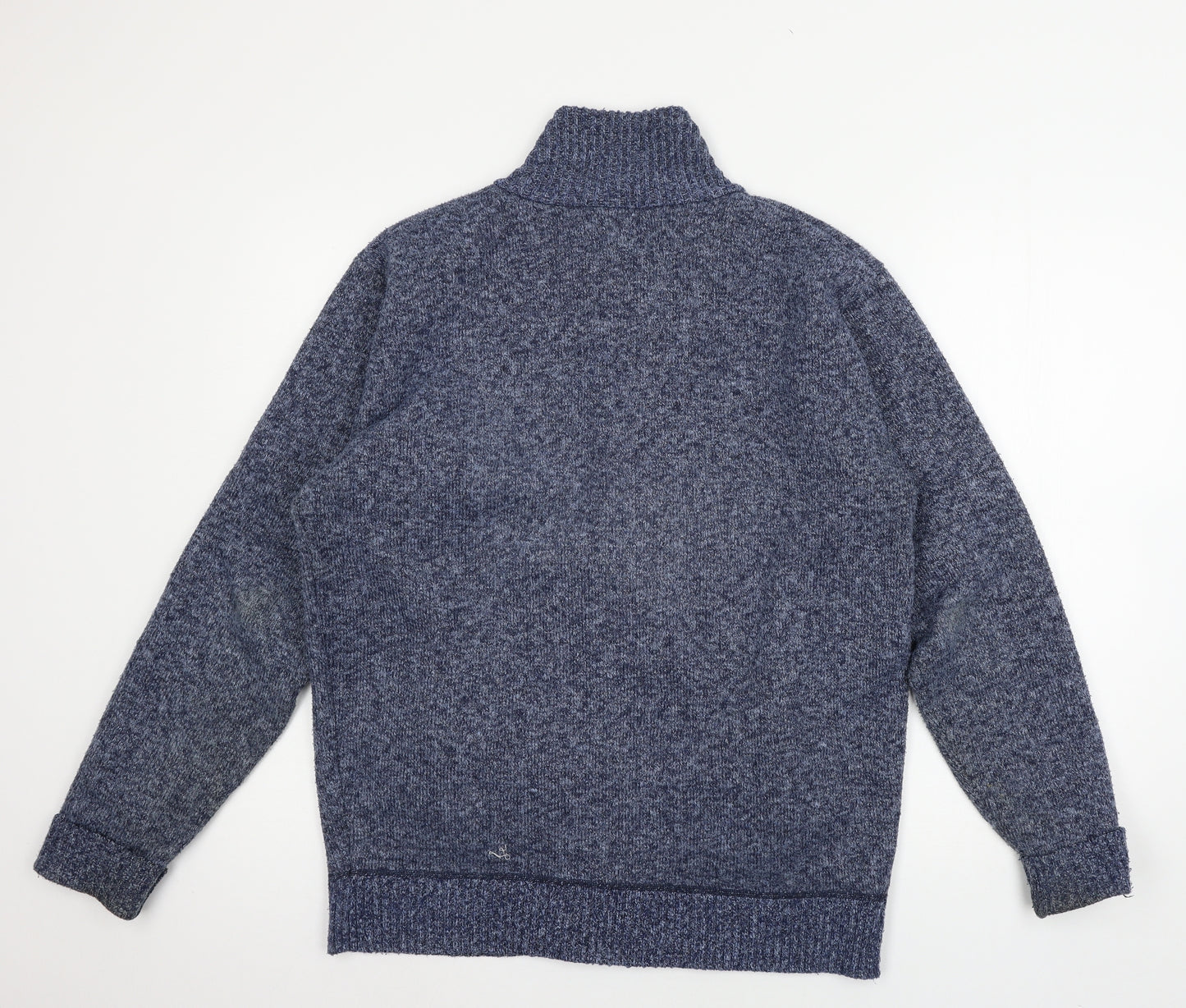 Caribou Womens Blue  Knit Cardigan Jumper Size L