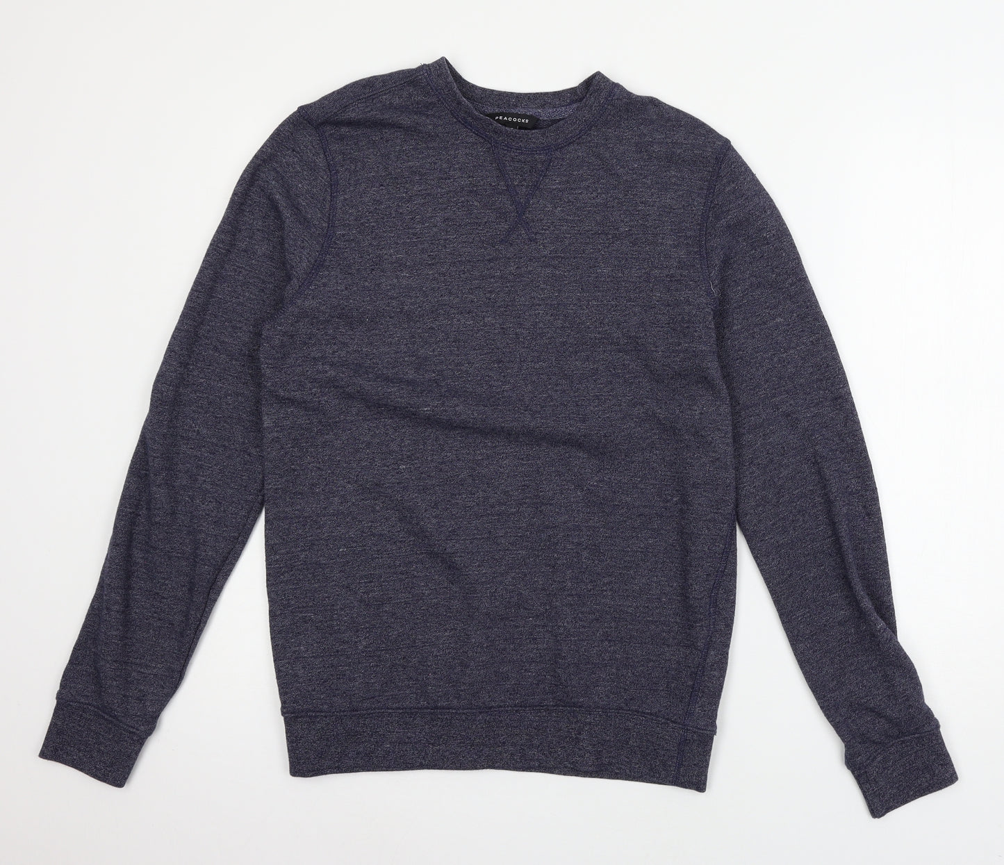 Peacocks Womens Blue  Jersey Pullover Sweatshirt Size S