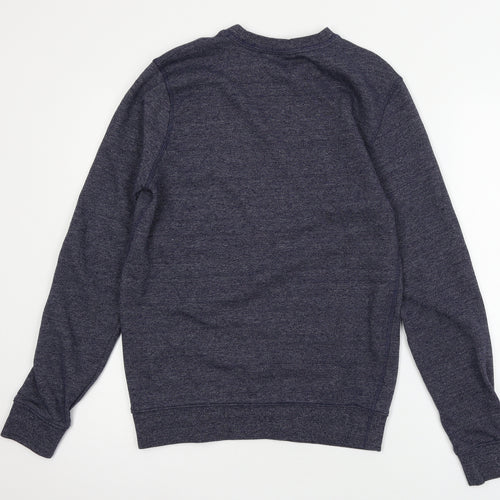 Peacocks Womens Blue  Jersey Pullover Sweatshirt Size S