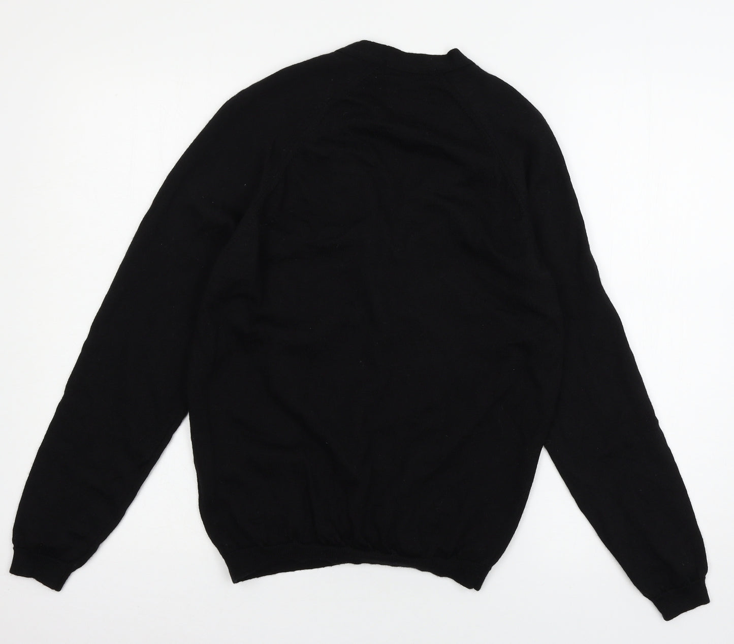 EWM Womens Black  Knit Cardigan Jumper Size S