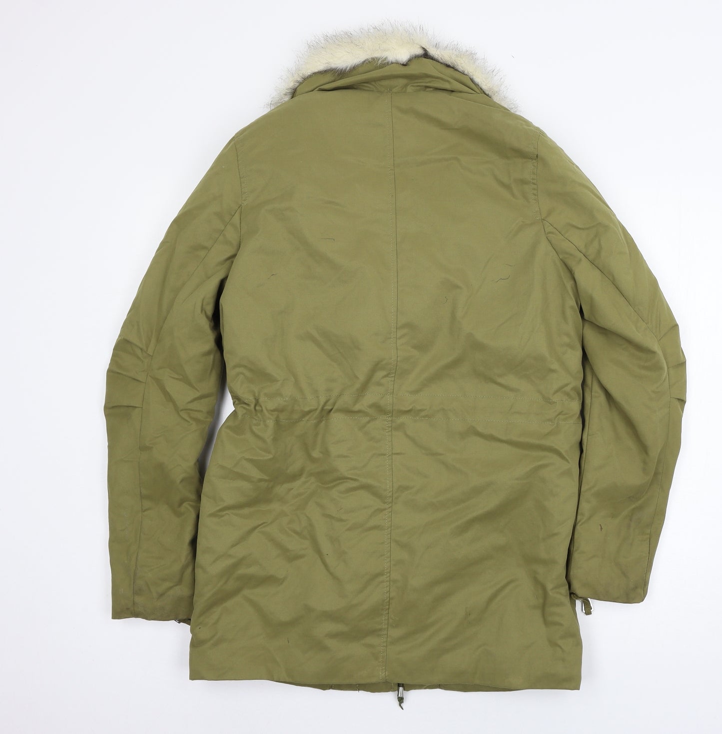 H&M Womens Green   Parka Coat Size 4