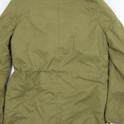 H&M Womens Green   Parka Coat Size 4