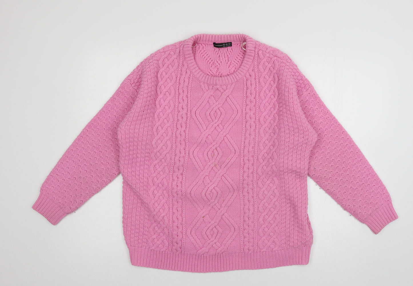 Atmopshere Womens Pink  Knit Pullover Jumper Size 12