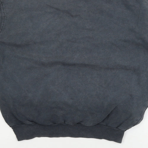 Boohoo Womens Grey  Jersey Pullover Sweatshirt Size 6  - L'Amore