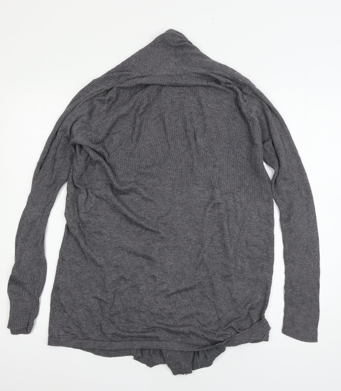 F&F Womens Grey  Knit Cardigan Jumper Size 14