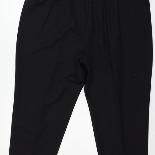 Slimma Womens Black   Trousers  Size 28 L24 in