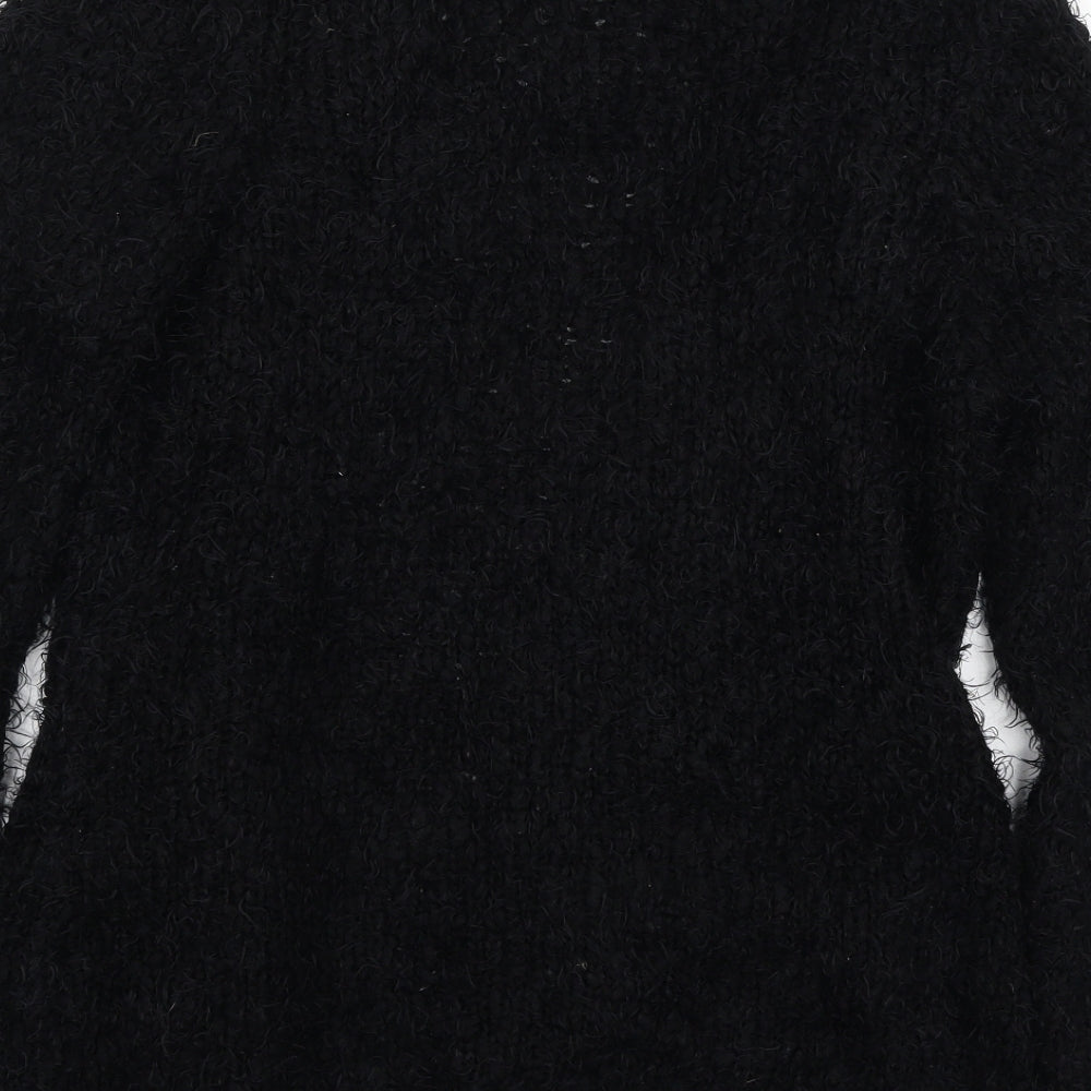 New Look Girls Black  Knit Cardigan Jumper Size 14-15 Years
