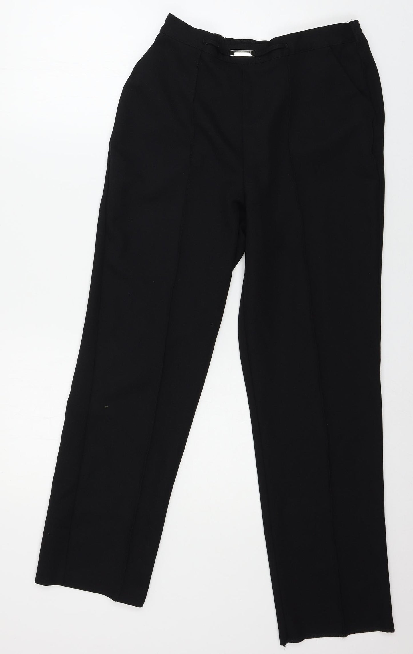 Matalan Womens Black   Trousers  Size 10 L26 in