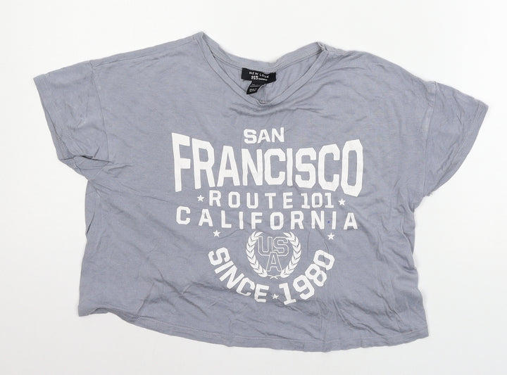 New Look Girls Blue  Jersey Basic T-Shirt Size 12-13 Years  - San Francisco