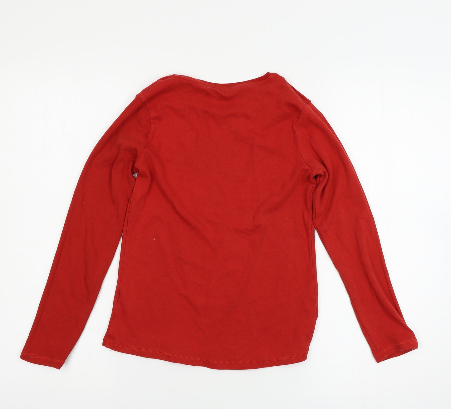 George Boys Red  Jersey Basic T-Shirt Size 11-12 Years  - Christmas Crew 2019