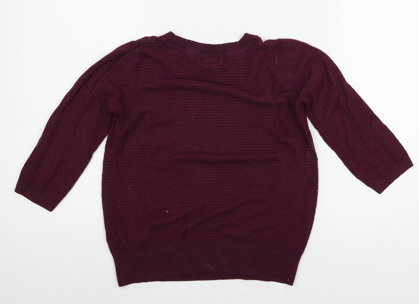 H&M Womens Purple  Knit Pullover Jumper Size S