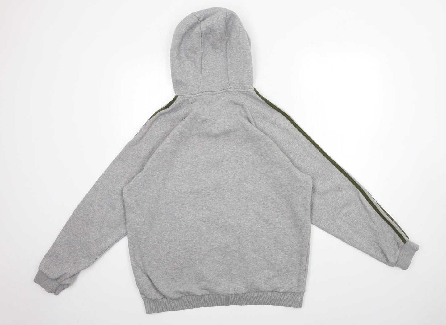 adidas Mens Grey   Full Zip Hoodie Size L