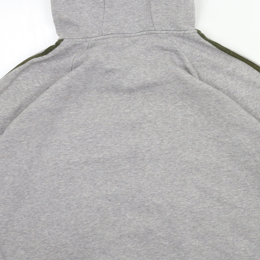 adidas Mens Grey   Full Zip Hoodie Size L