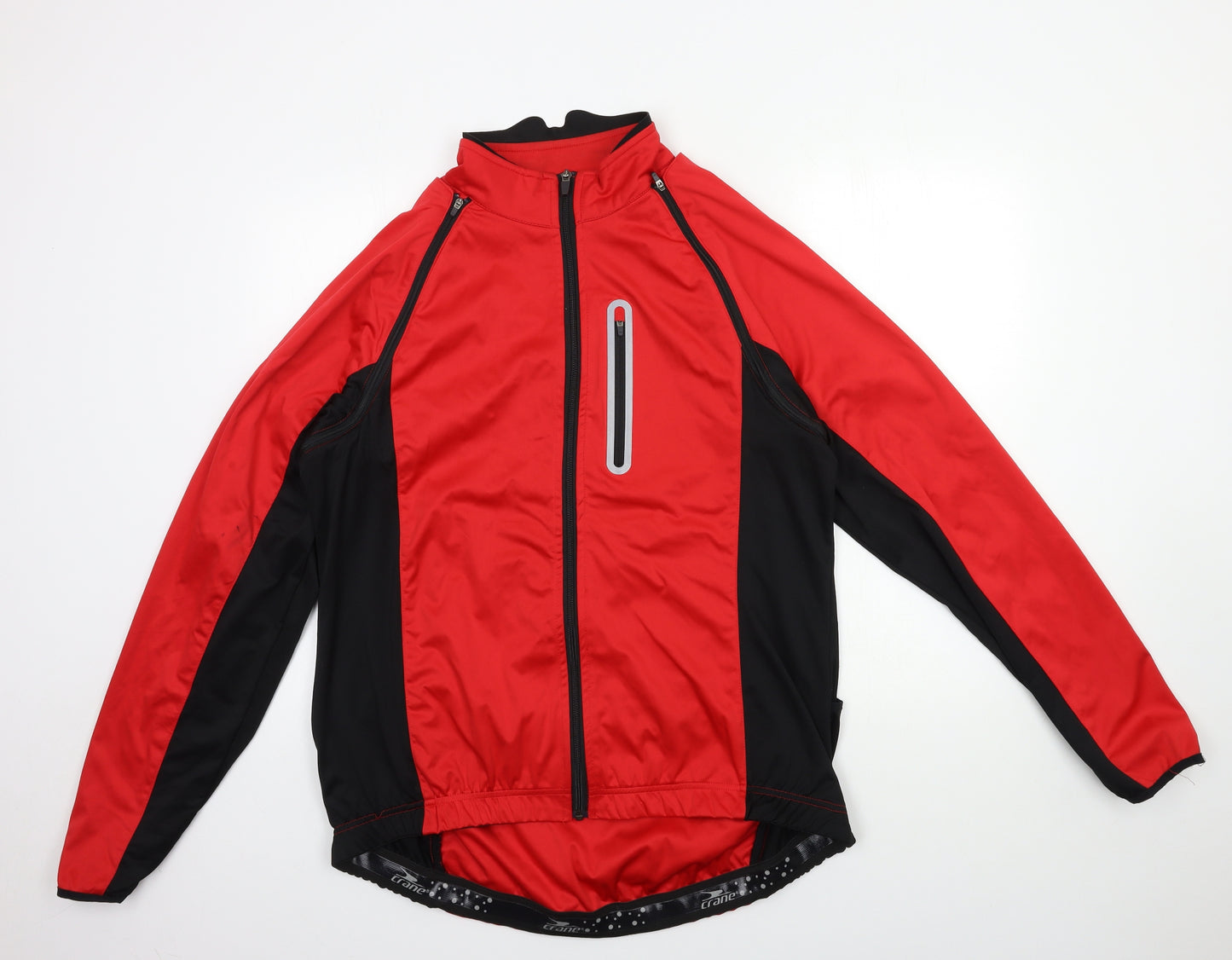 Crane Mens Red   Jacket  Size XL