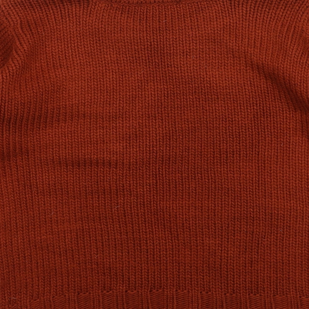 PEP&CO Womens Brown  Knit Pullover Jumper Size S