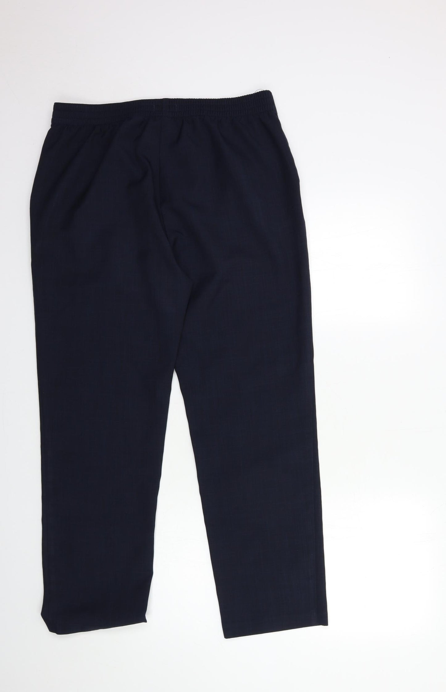 Marks and Spencer Womens Blue   Trousers  Size 14 L28 in