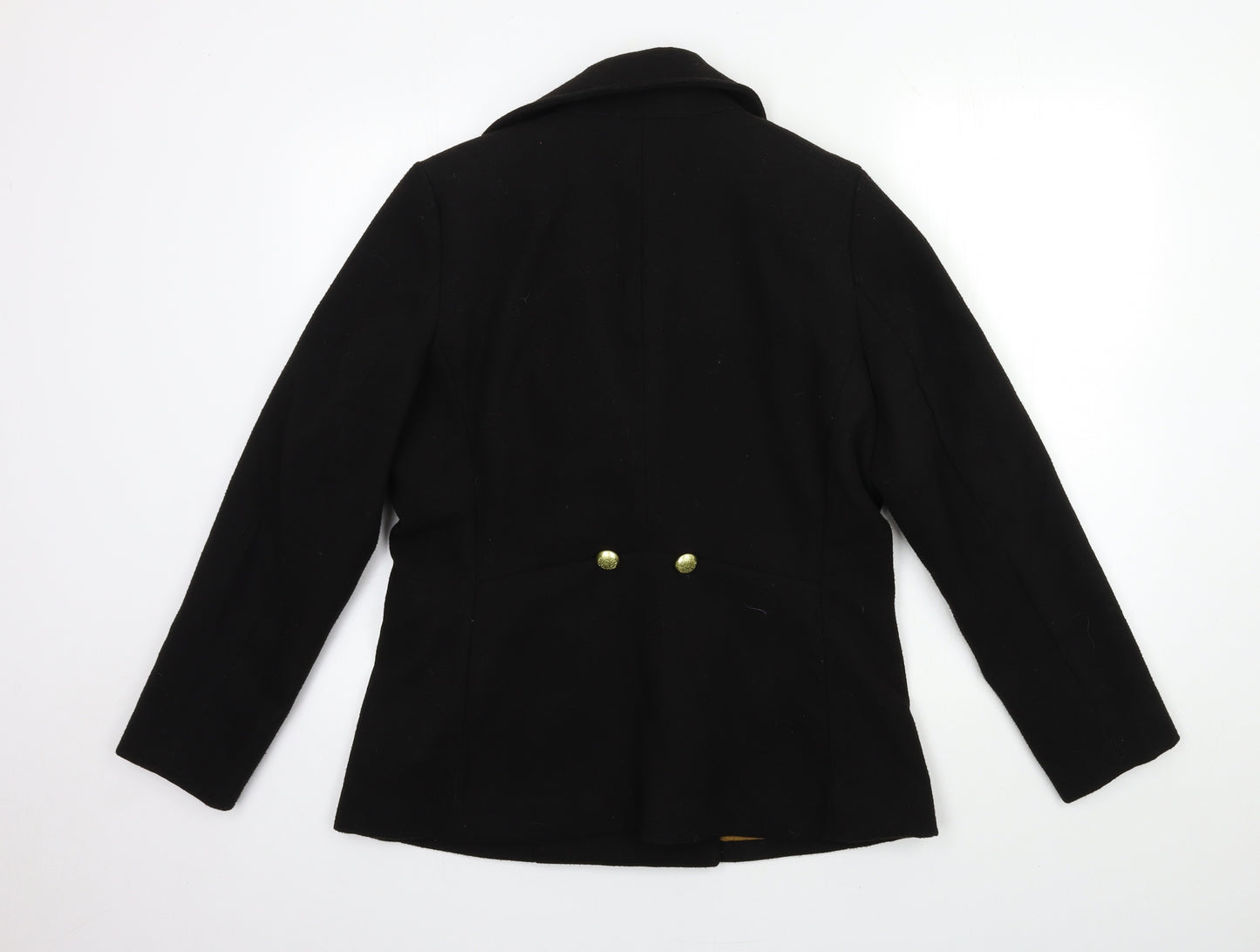 H&M Womens Black   Jacket Coat Size 44