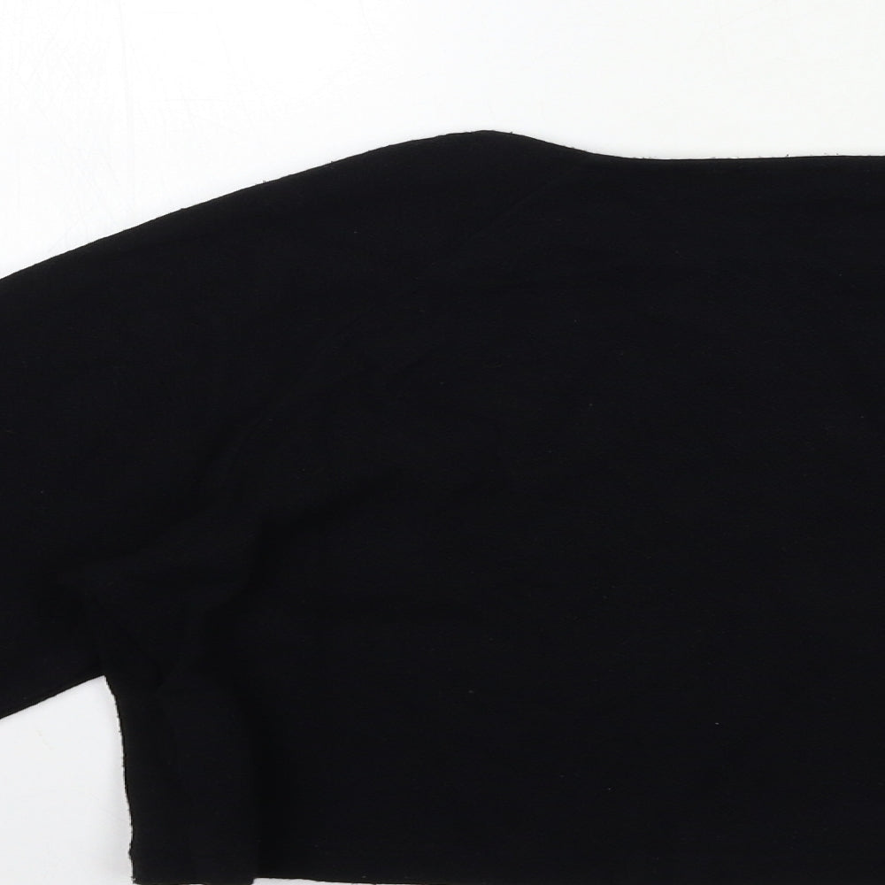 Marks and Spencer Womens Black   Basic Blouse Size 6  - Bell sleeve