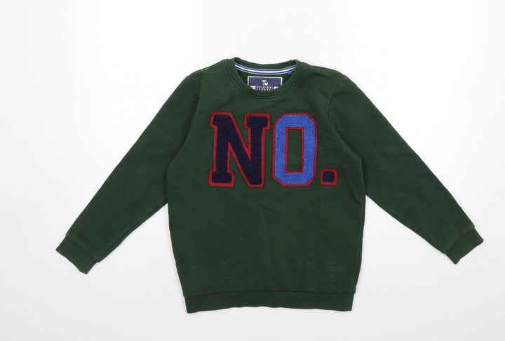 TU Boys Grey   Pullover Sweatshirt Size 8 Years