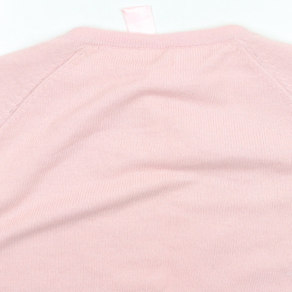 NEXT Womens Pink  Knit Cardigan Jumper Size S