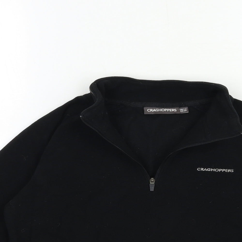 Craghoppers Boys Black  Fleece Jacket  Size 7-8 Years
