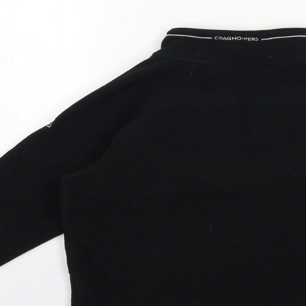 Craghoppers Boys Black  Fleece Jacket  Size 7-8 Years