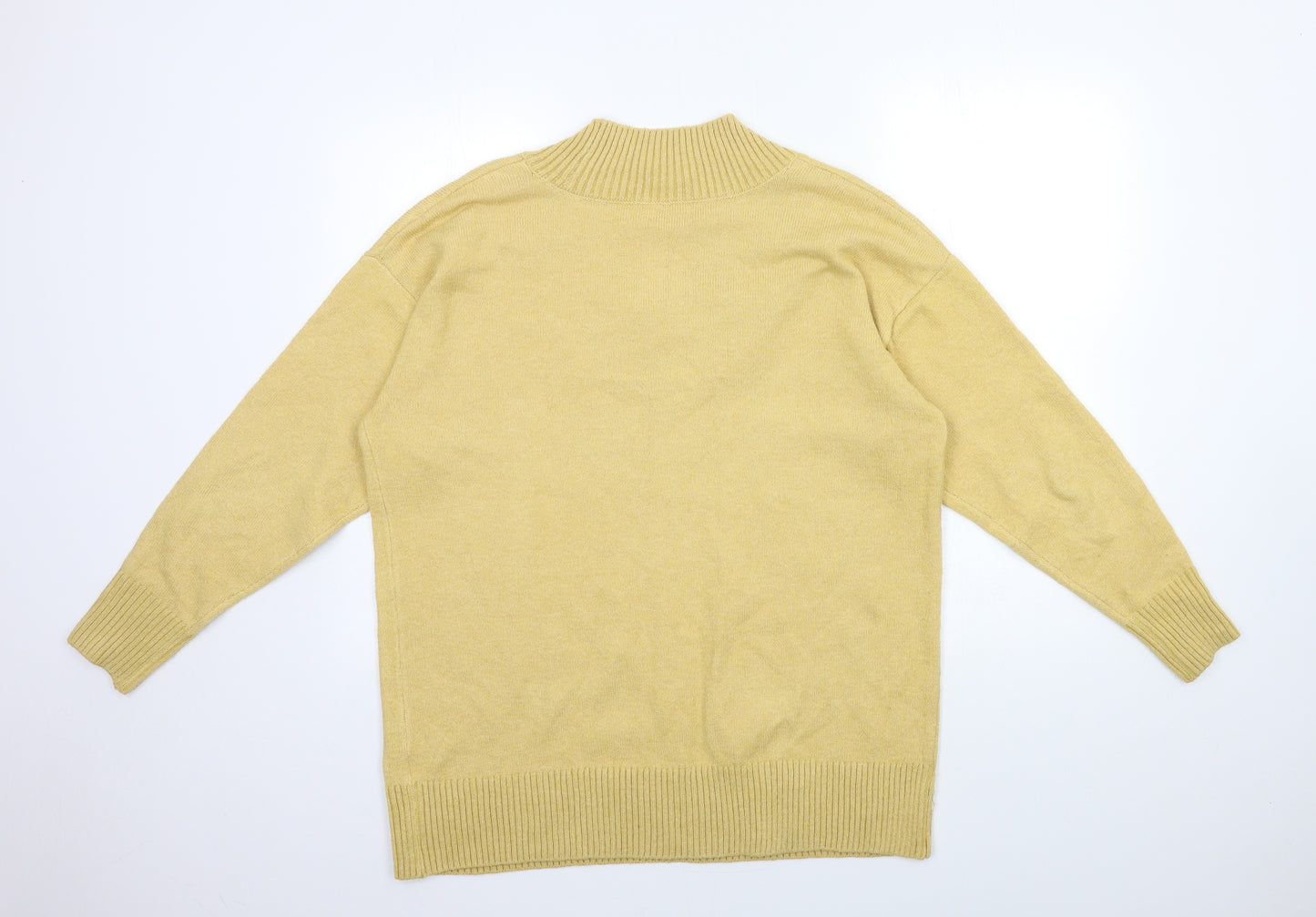 Papaya Womens Beige  Knit Pullover Jumper Size M