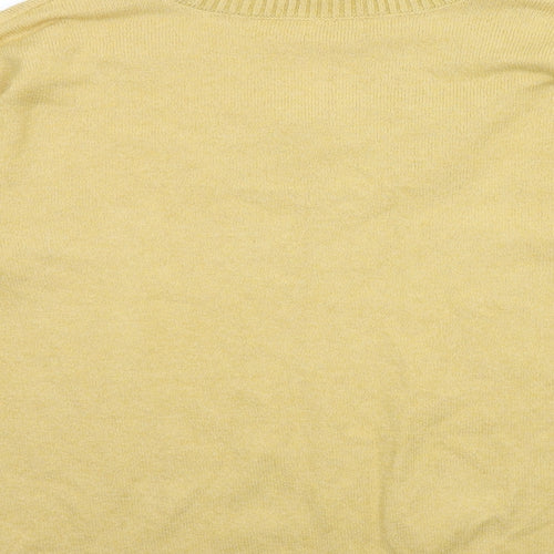 Papaya Womens Beige  Knit Pullover Jumper Size M