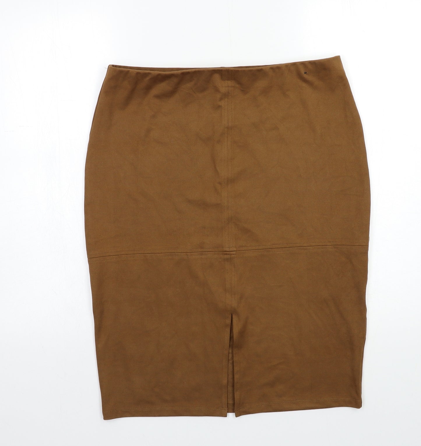 Atmosphere Womens Brown   Straight & Pencil Skirt Size 14